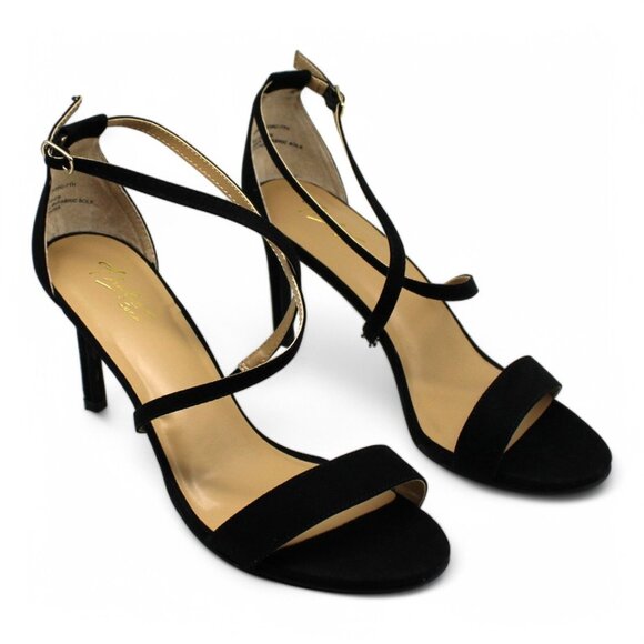 Women Thalia Sodi Buckle Dress Heeled Sandals - Picture 2 of 9